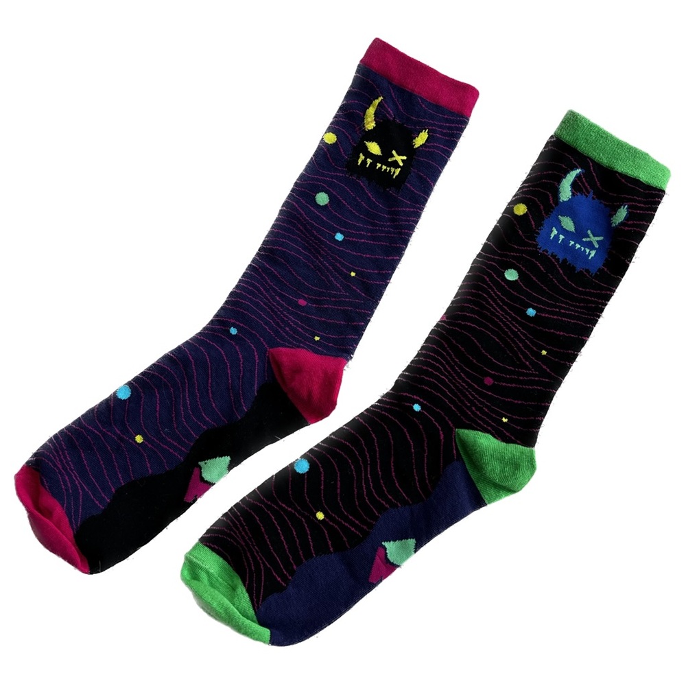 Meow Wolf Omega Mart Mismatch Socks - Lost Sock